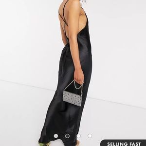 Asos dress worn once! Criss cross back